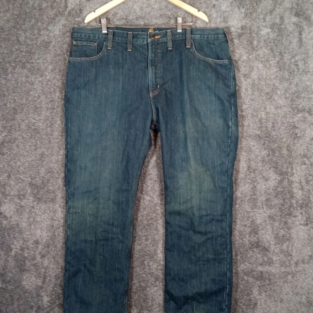 Carhartt Relaxed Fit Holter Fleece Lined Jean Winter Outdoors Men    44